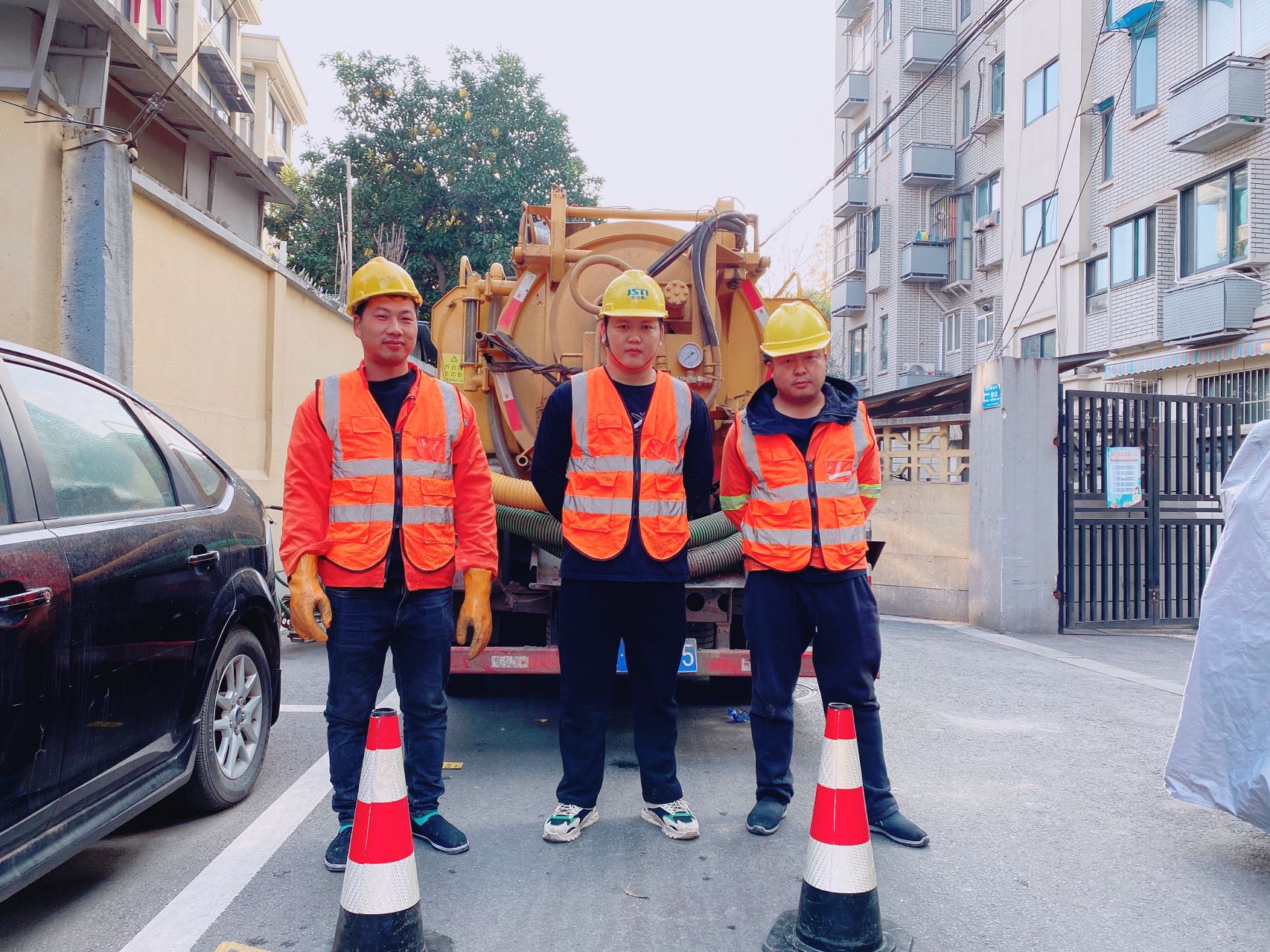 农科院南京某小区管道清淤检测施工